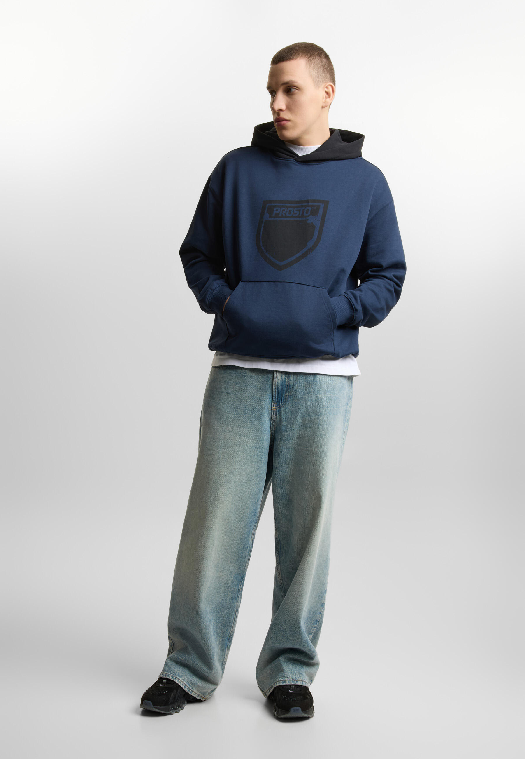 Bluza sportowa męska Prosto Splash Shield z kapturem