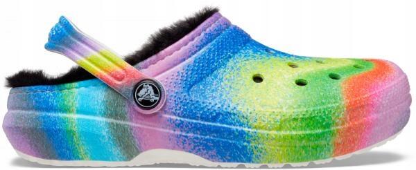 Chodaki Dla Dzieci Crocs Classic Lined Spray Dye Clog 3/6