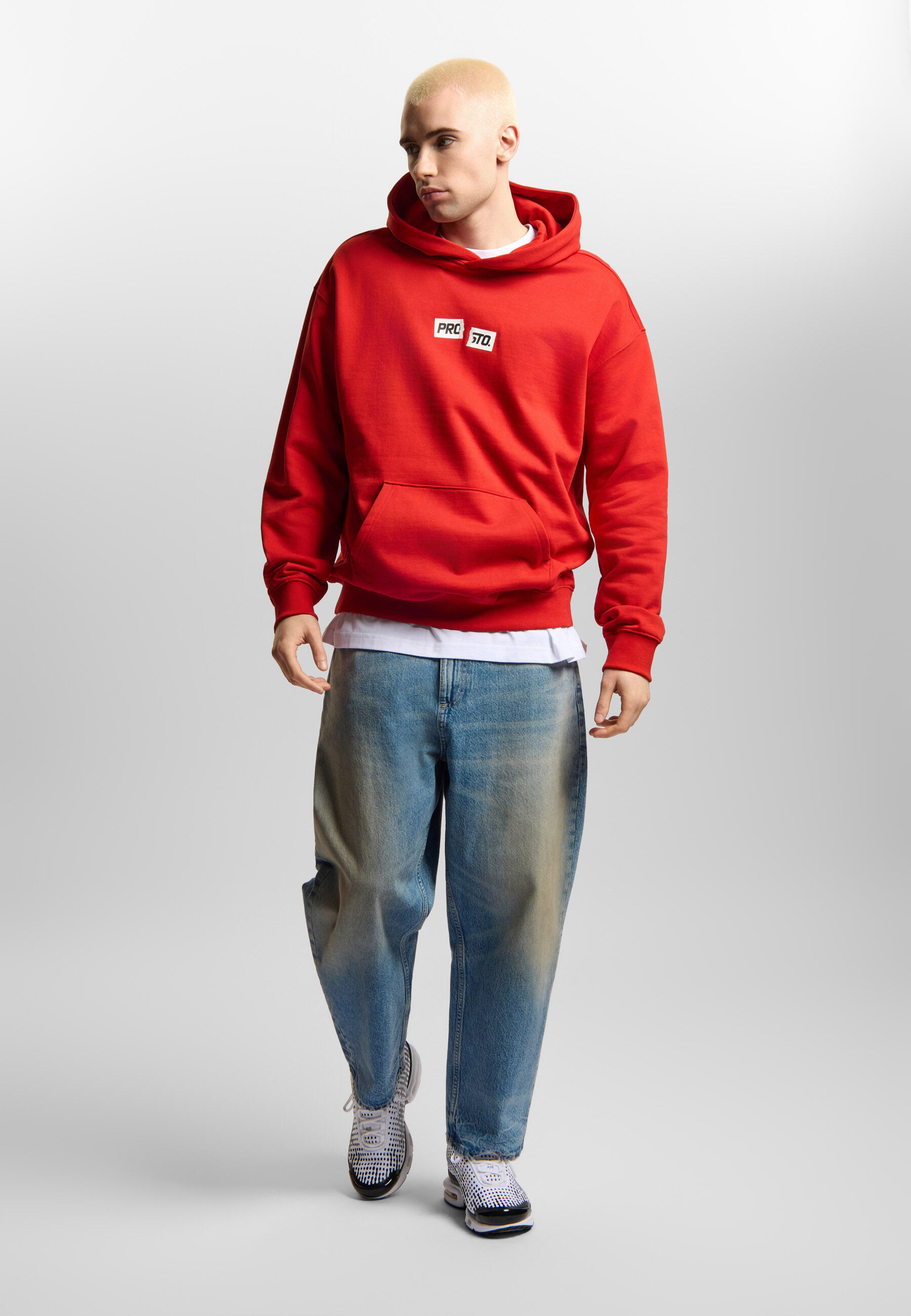 Bluza sportowa męska Prosto Crack Box z kapturem