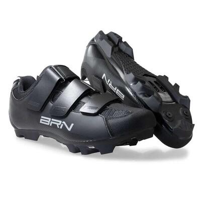Scarpe BRN 3 Strappi MTB nere
