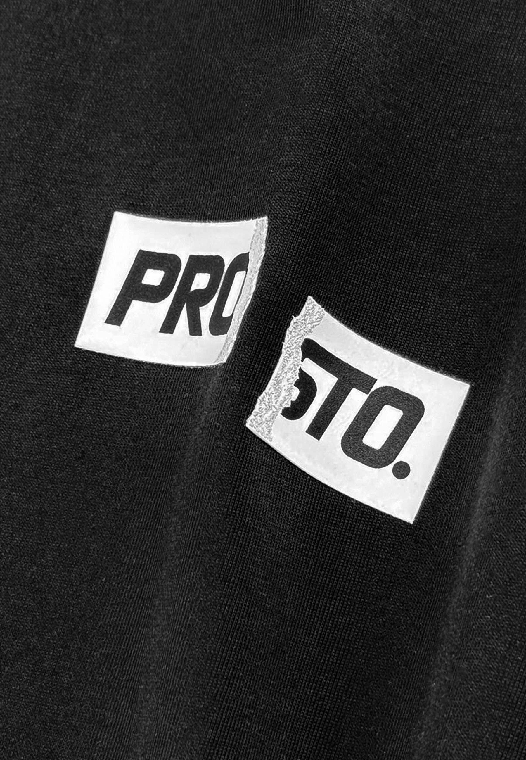 Koszulka sportowa męska Prosto Crack Box Logo z krótkim rękawem 6/6