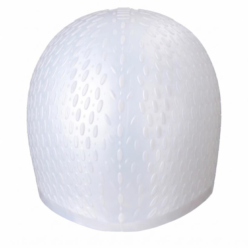 Aqua Sport czepek silikonowy kitka white na długie włosy AS1270 4/6