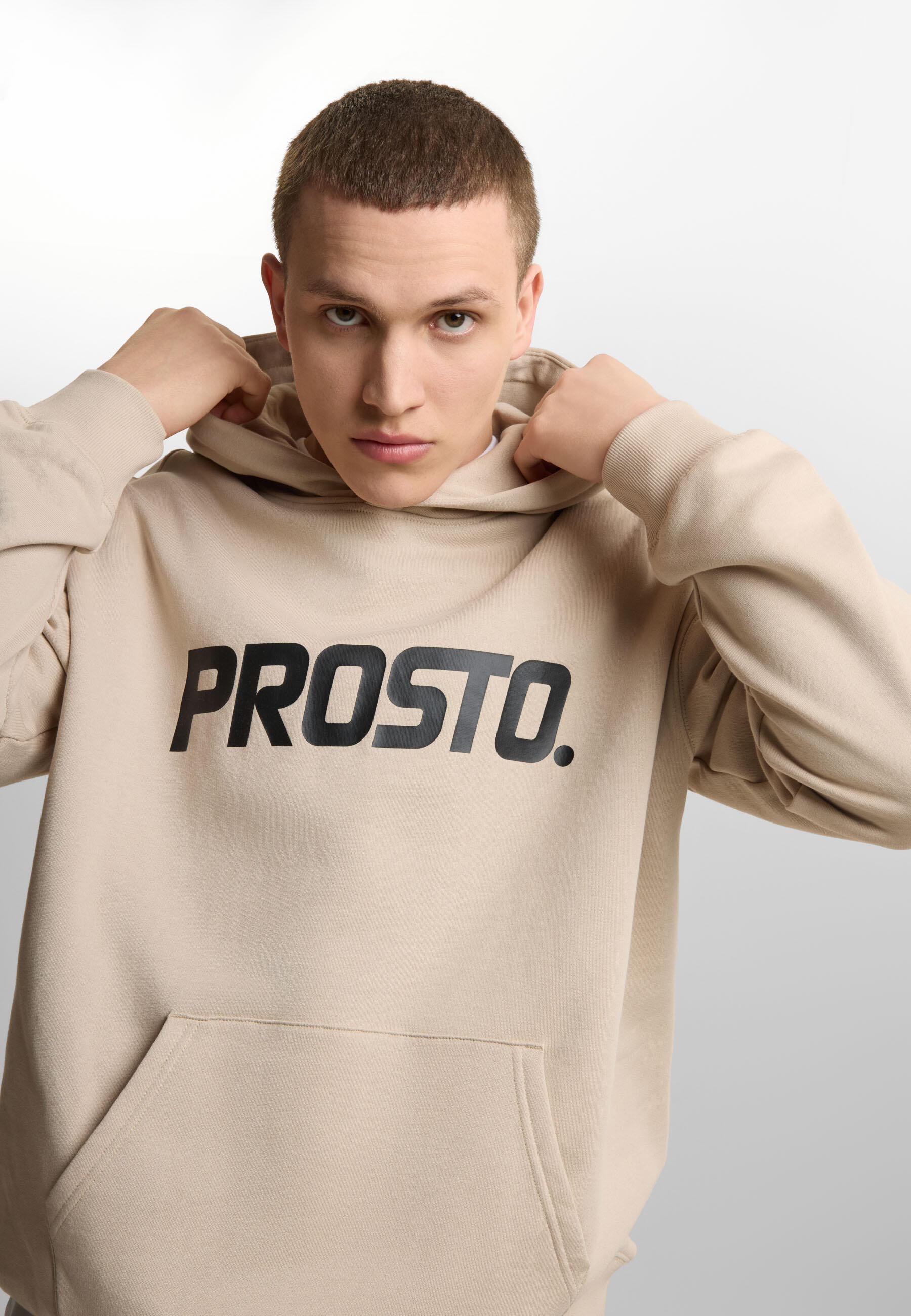 Bluza sportowa męska Prosto Big log z kapturem