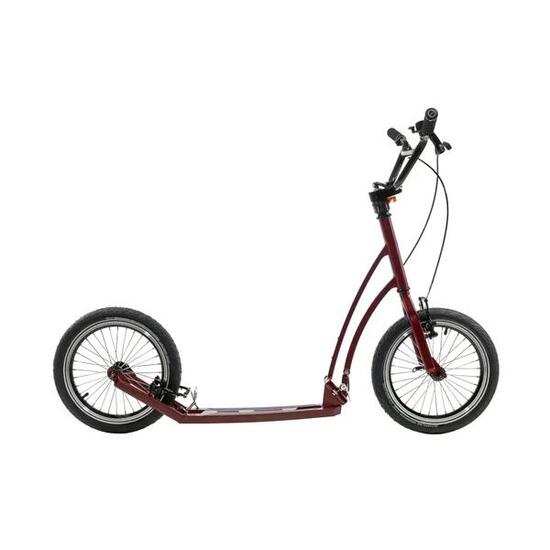 Mibo Mastr 16 - Trottinette pliable adulte rouge violet.