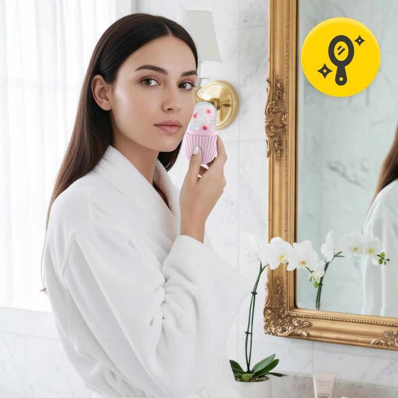 Aparat de masaj facial cu gheață 4FIZJO – roller din silicon tip ice roller