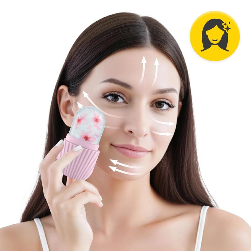 Aparat de masaj facial cu gheață 4FIZJO – roller din silicon tip ice roller