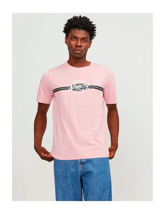 T-shirt met korte mouwen Jack&jones model 12250411-PINKNECTAR voor mannen