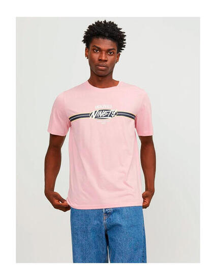 T-shirt met korte mouwen Jack&jones model 12250411-PINKNECTAR voor mannen