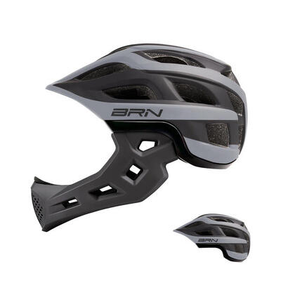 Casco BRN Full nero/grigio
