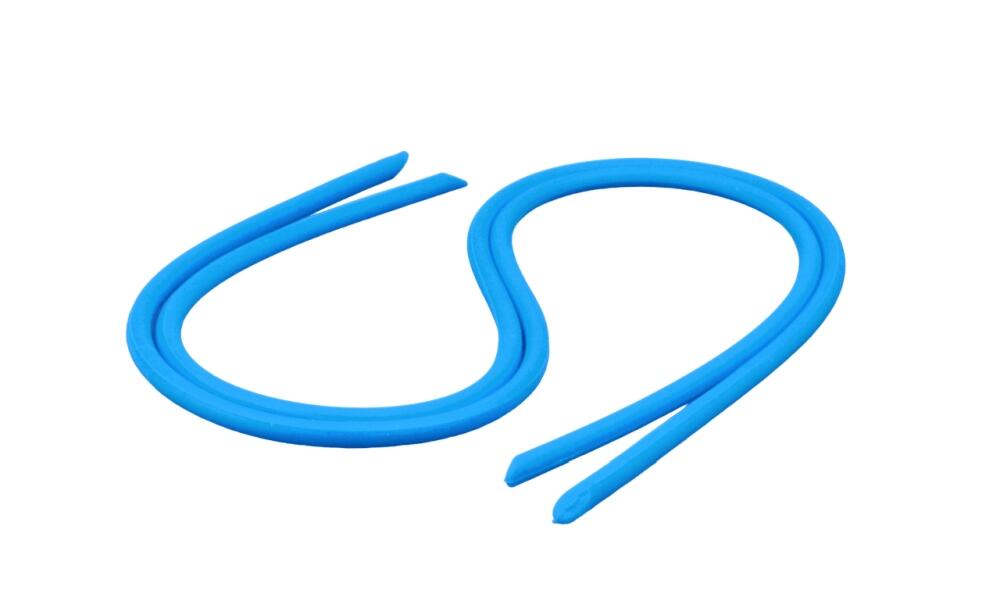 Gumka rurka silikonowa do wiosełek pływackich paddles Aqua-Sport 2x60cm 3/4