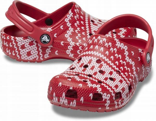 Chodaki Dla Dzieci Crocs Classic Holiday Sweater Clog 2/6
