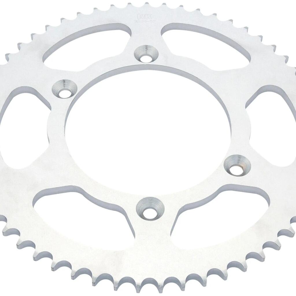 RK 428 Chain Wheel — 57 Tooth Steel Sprocket, Silver.