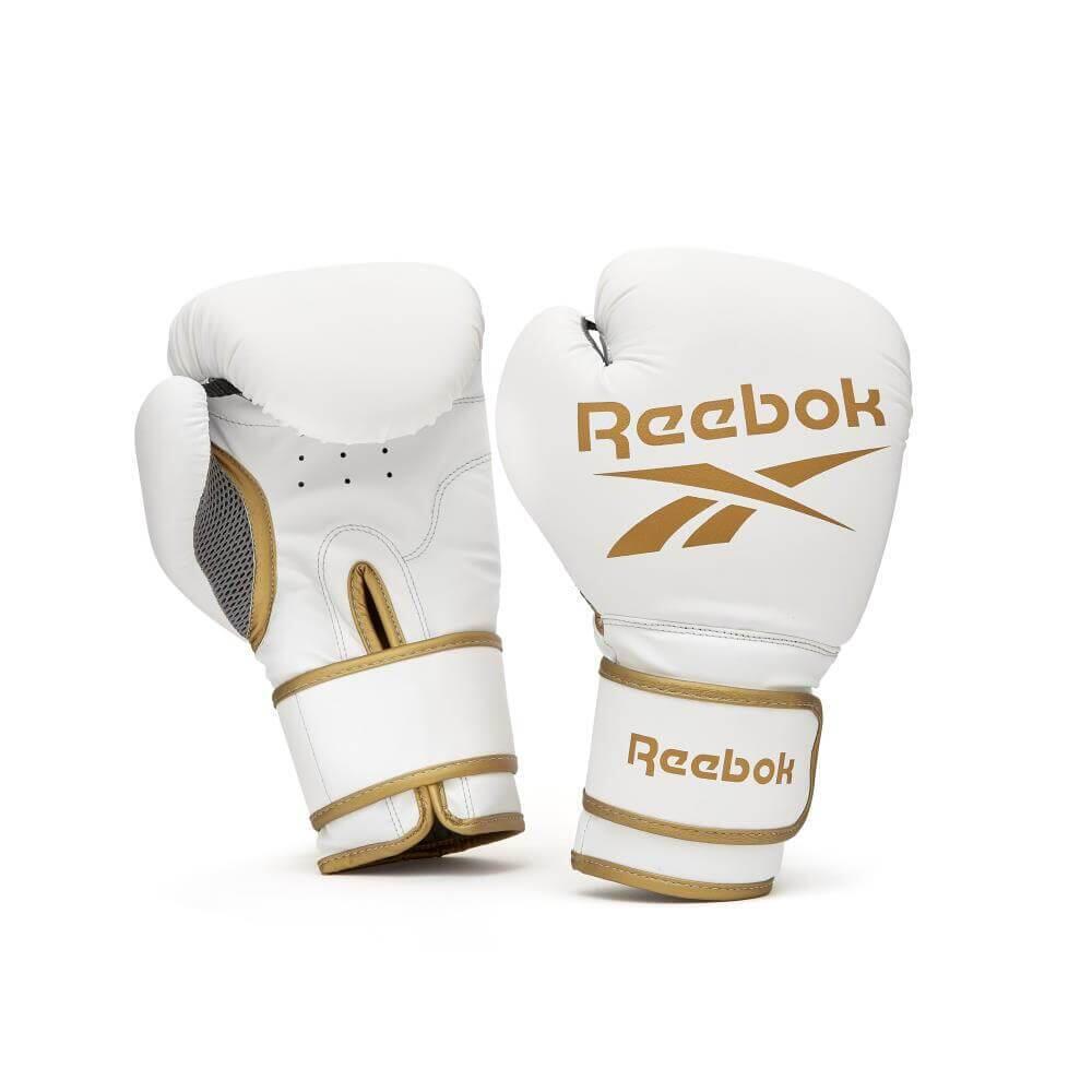 Reebok Boxing Gloves - Gold/White 1/5