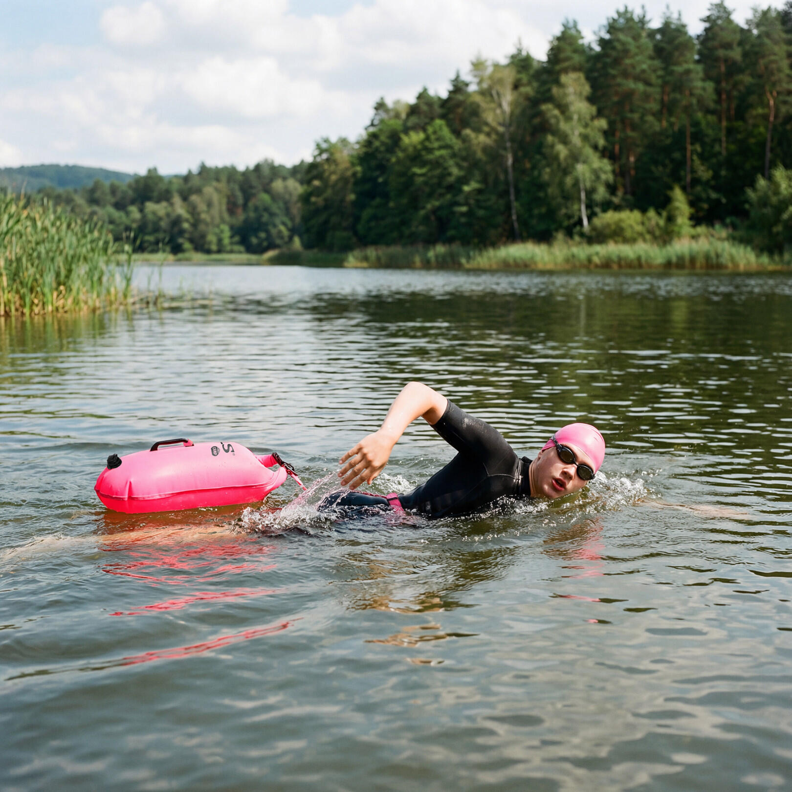 Aufblasbare Schwimmboje 28L NILS CAMP NC1772 2/7