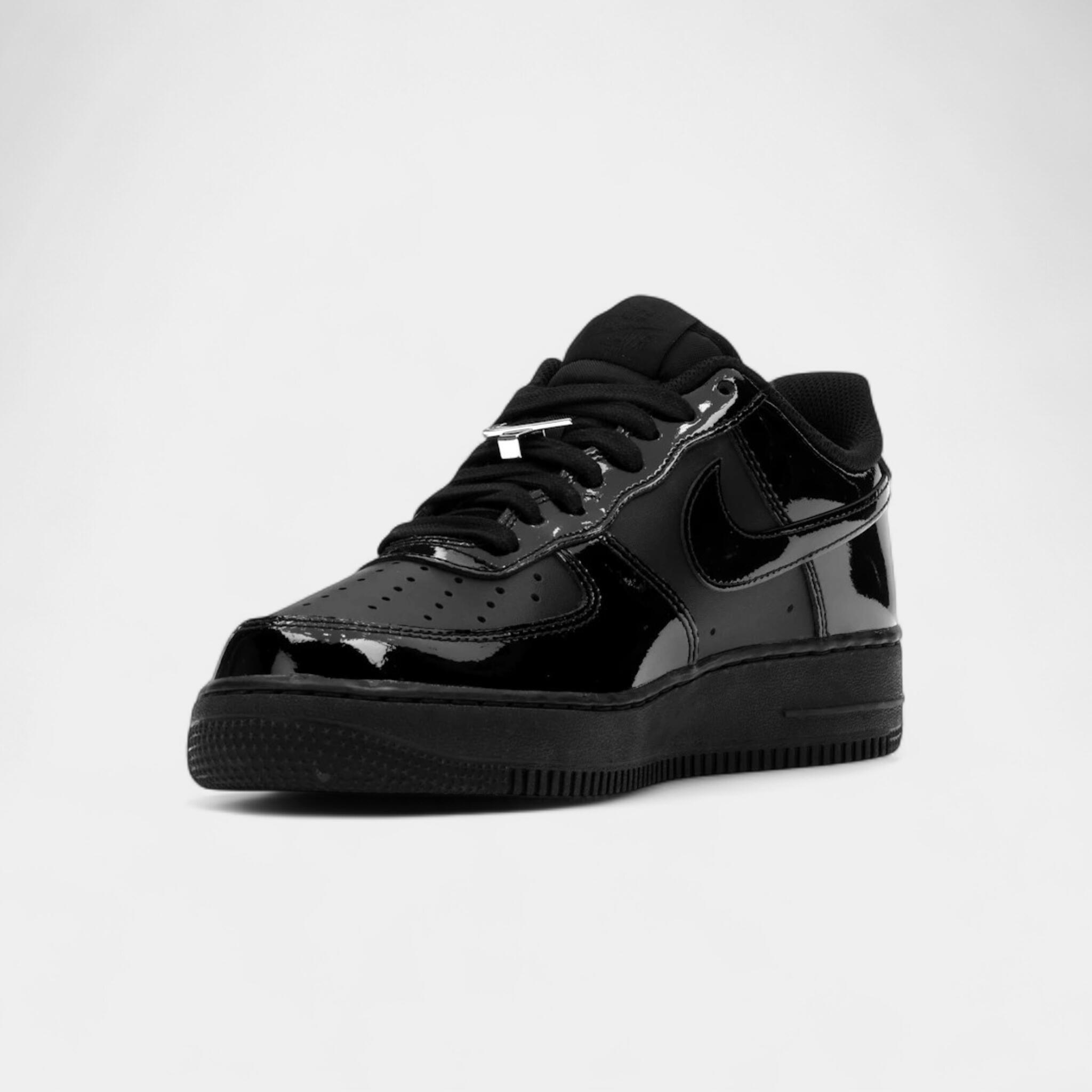 Nike Air Force 1 Low '07 Patent Black (Women's) 3/4