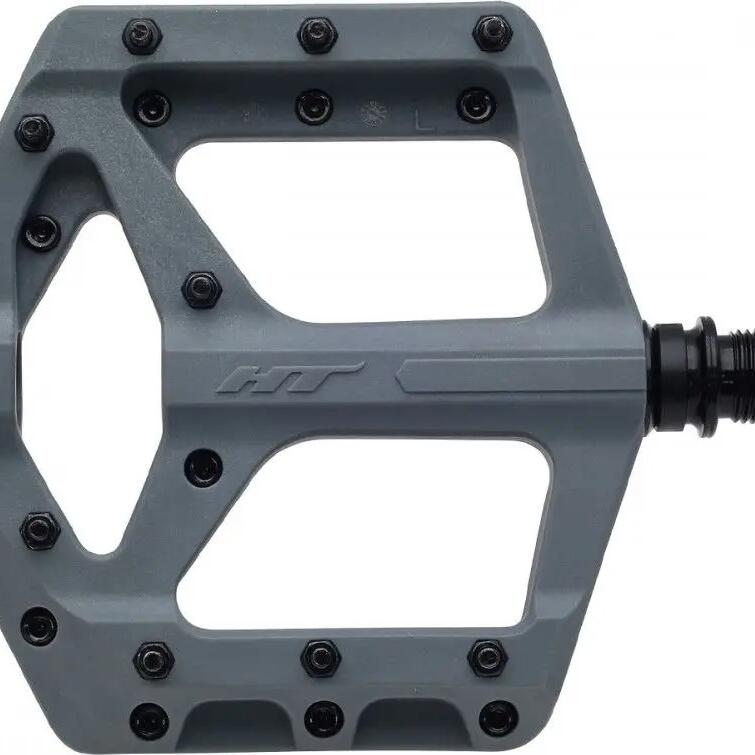 HT Components Supreme-C PA32A Gray Flat Pedal Pair