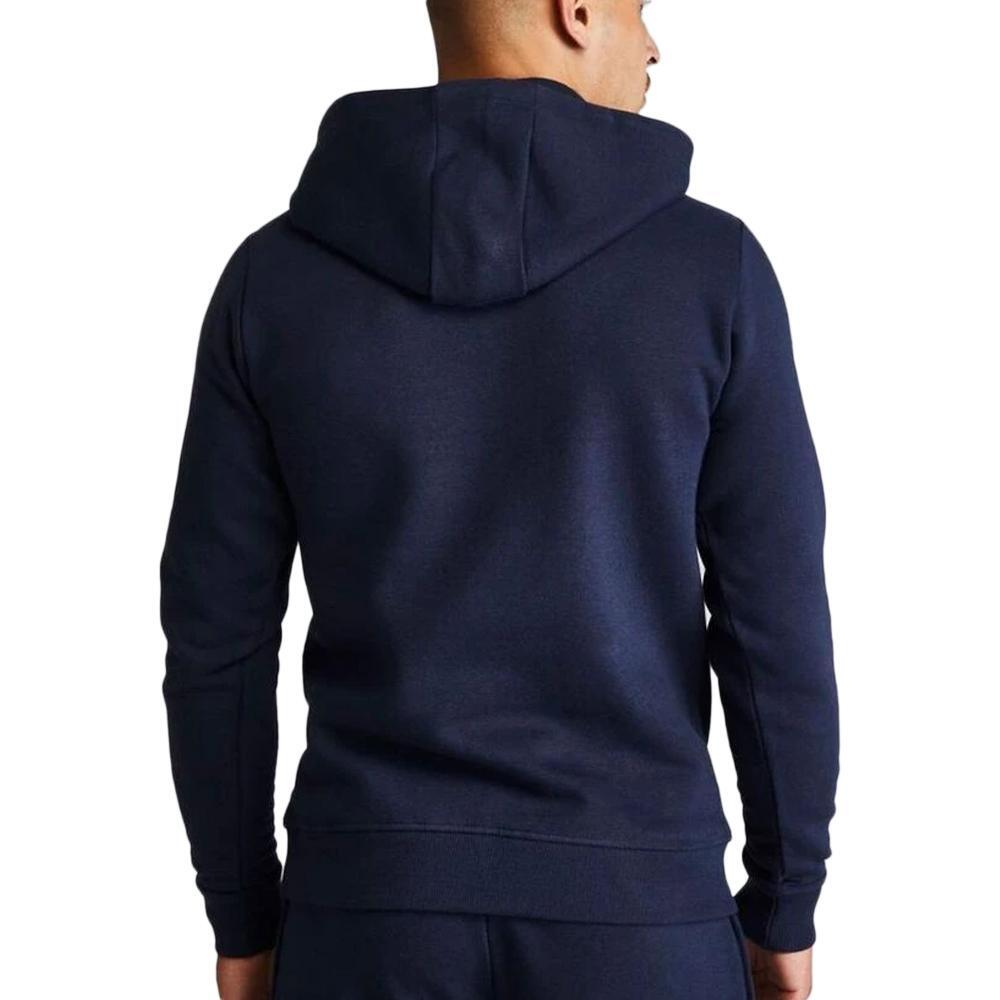 Felpa Uomo Airness Predator con Cappuccio Blu Navy 2/2