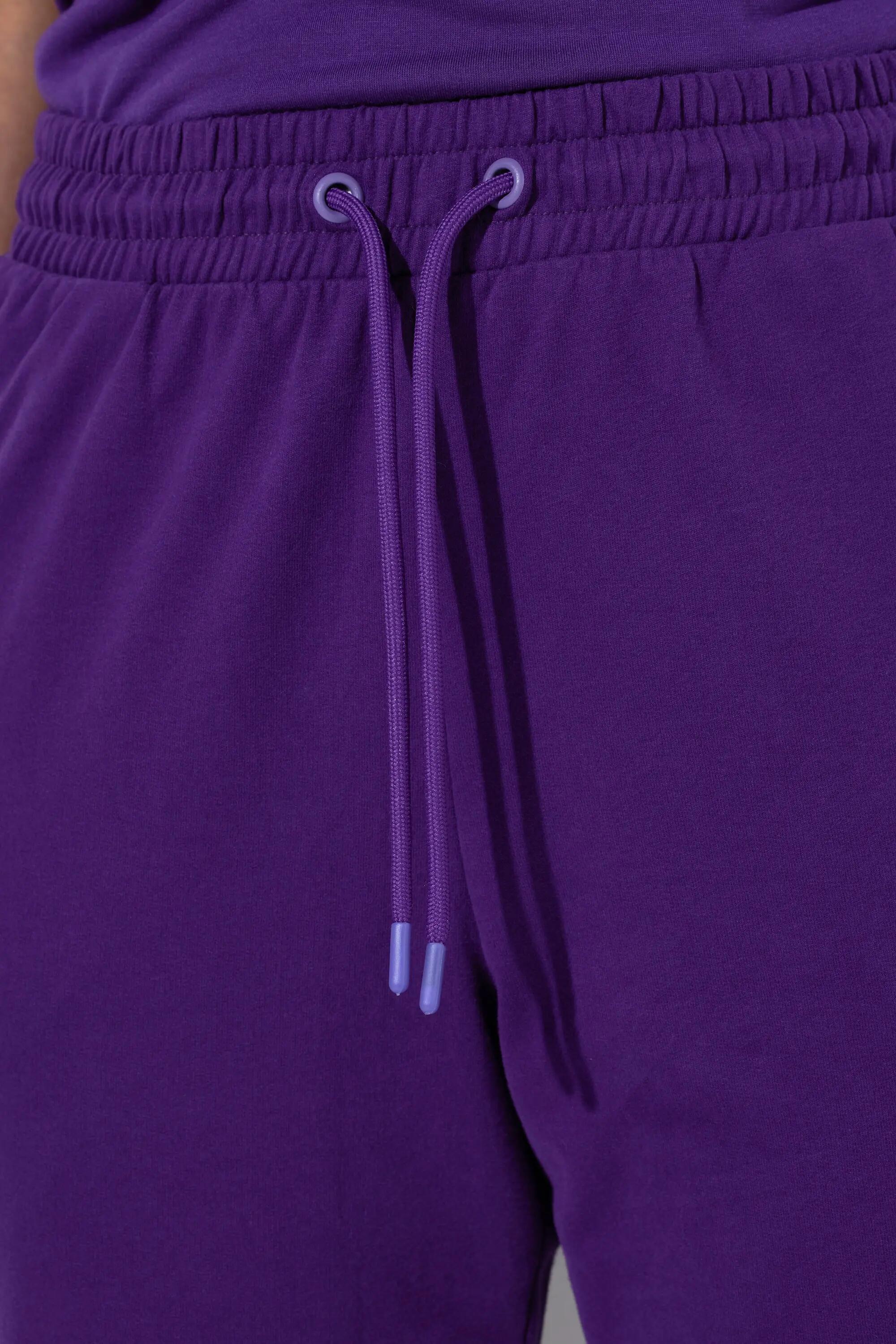 Dames Joggingbroek paspel opzij elastische tailleband elastische zoom 5/7
