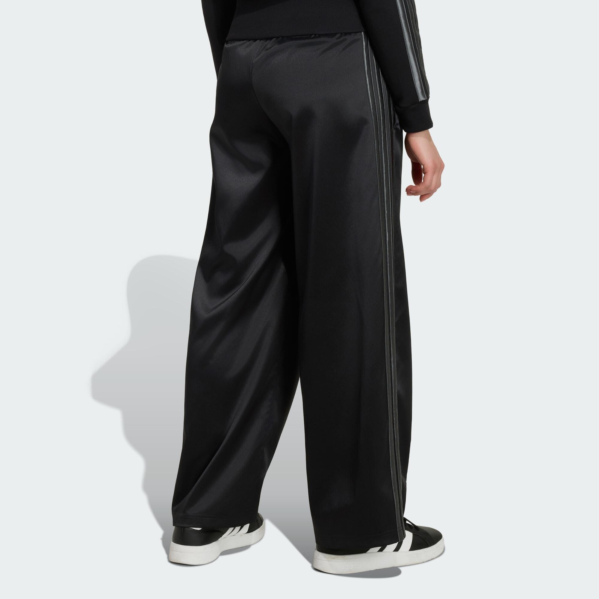 PANTALONI A GAMBA LARGA IN RASO 3/5