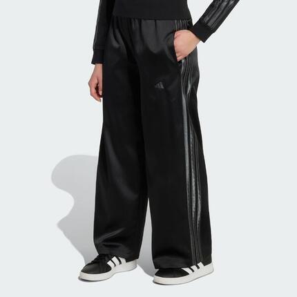 PANTALON SATIN JAMBES LARGES