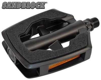 Union pedaal sp-2890 matzwart met zwart sandblock, op kaart