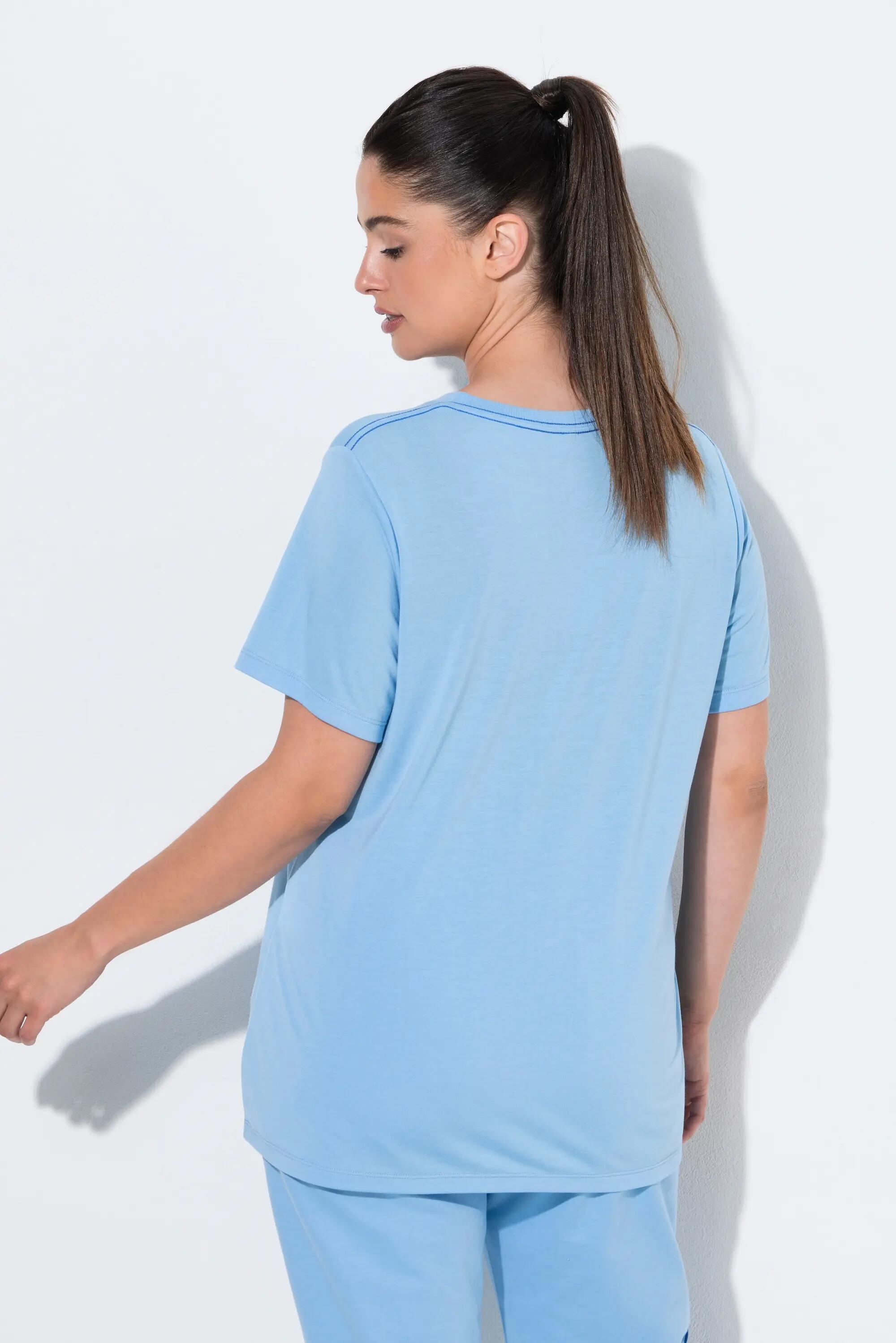 Dames Functioneel shirt antibacterieel V-hals korte mouw 2/6