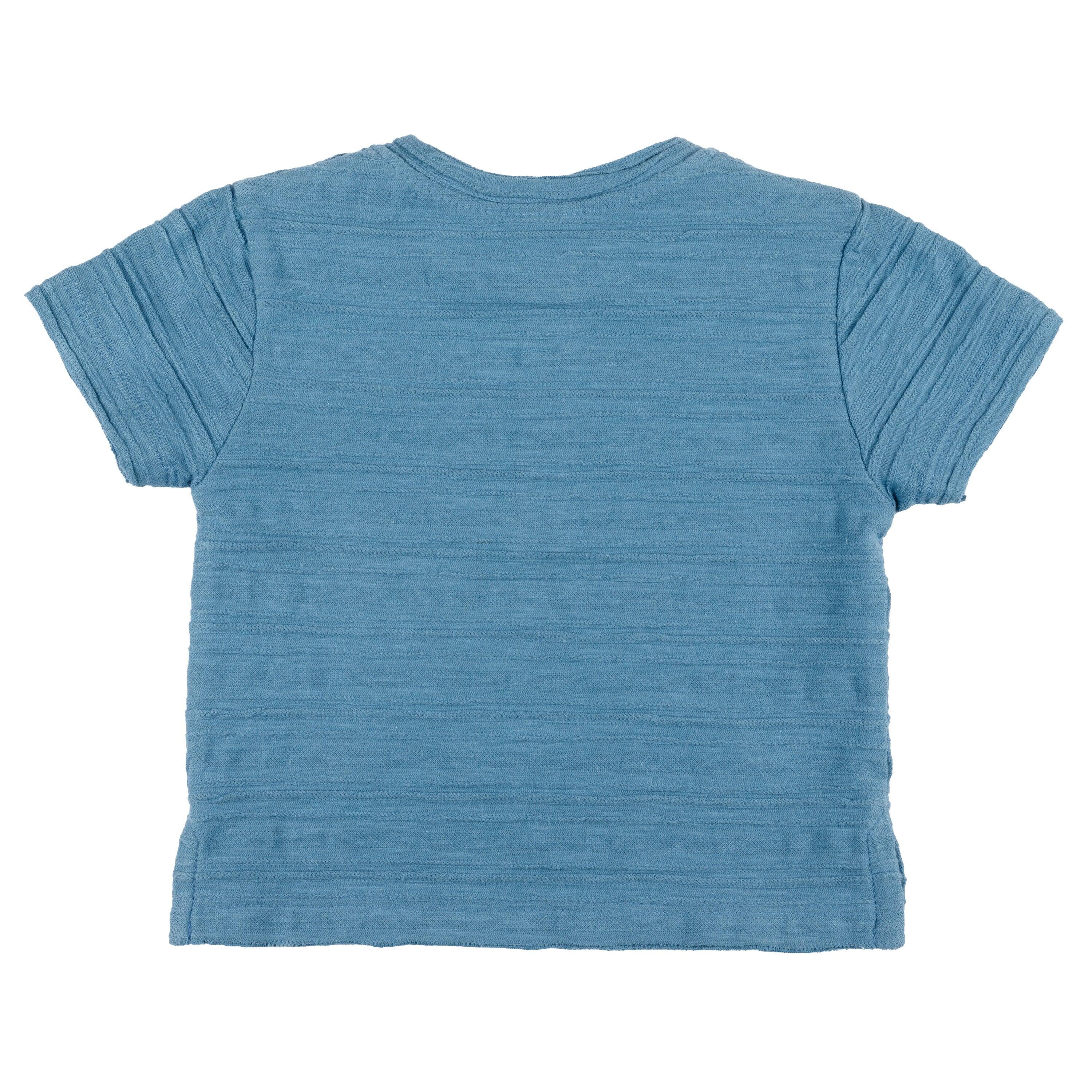 Camiseta de bebé azul 3/5