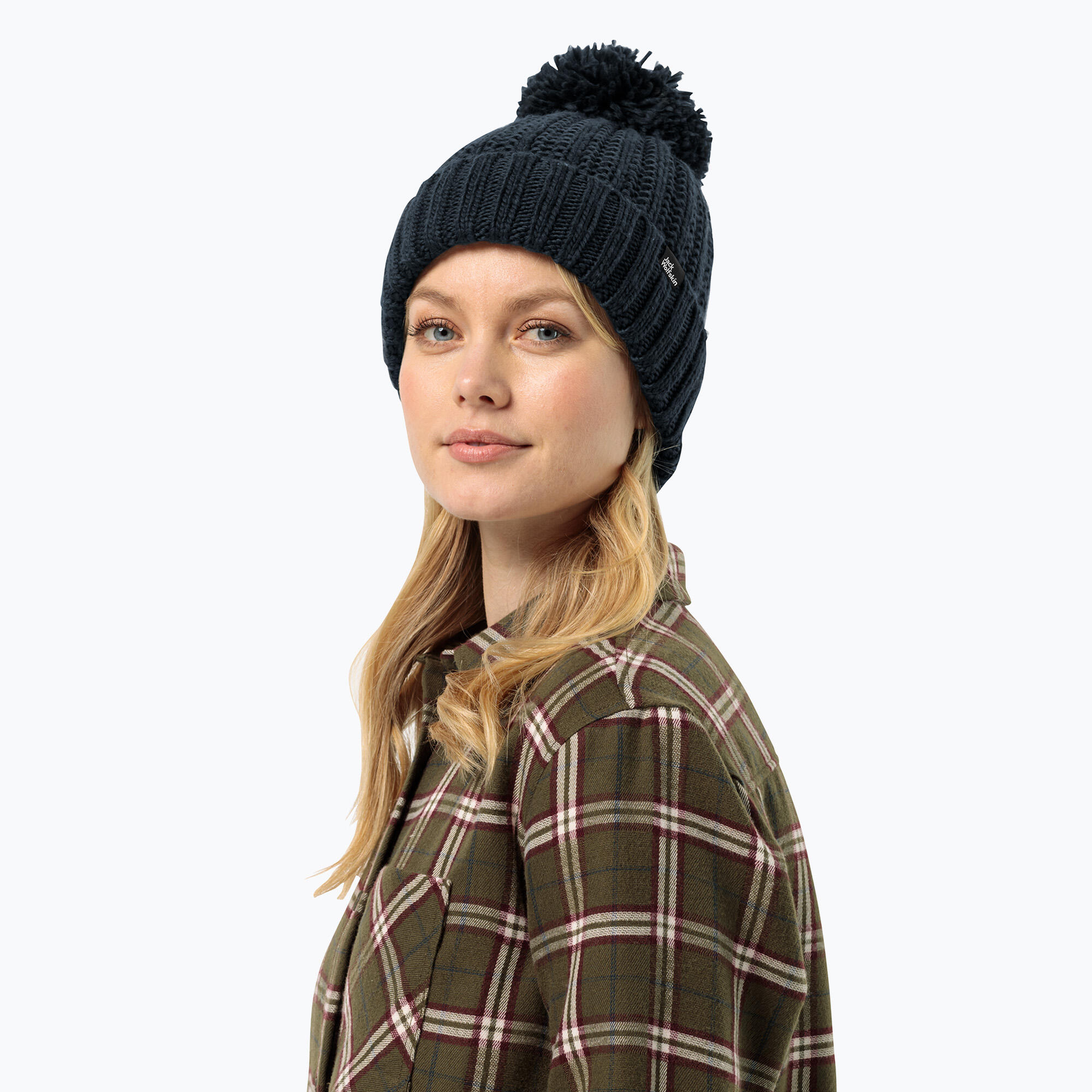 Czapka zimowa damska Jack Wolfskin Highloft Knit 2/2
