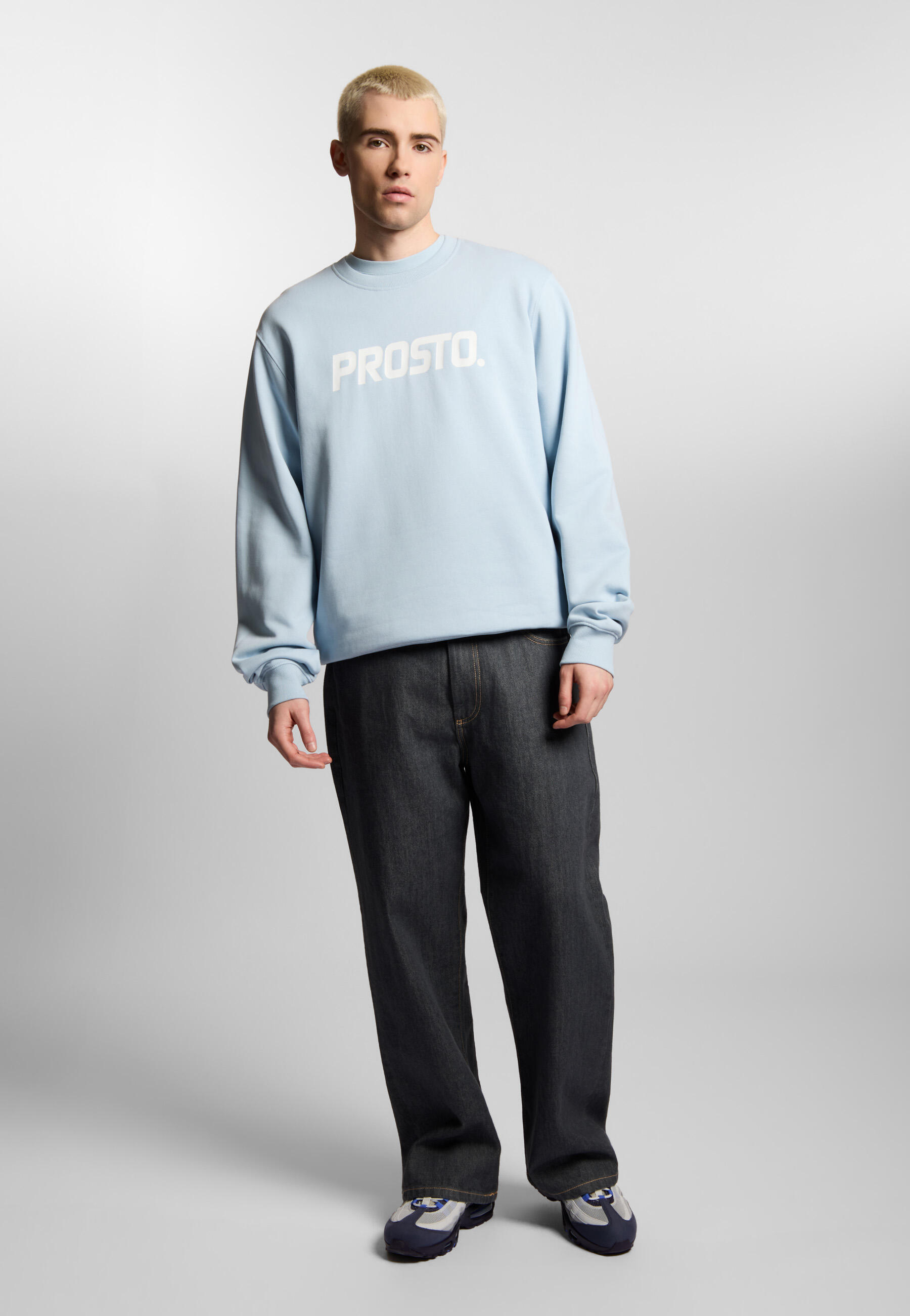 Bluza sportowa męska Prosto Old Logo bez kaptura