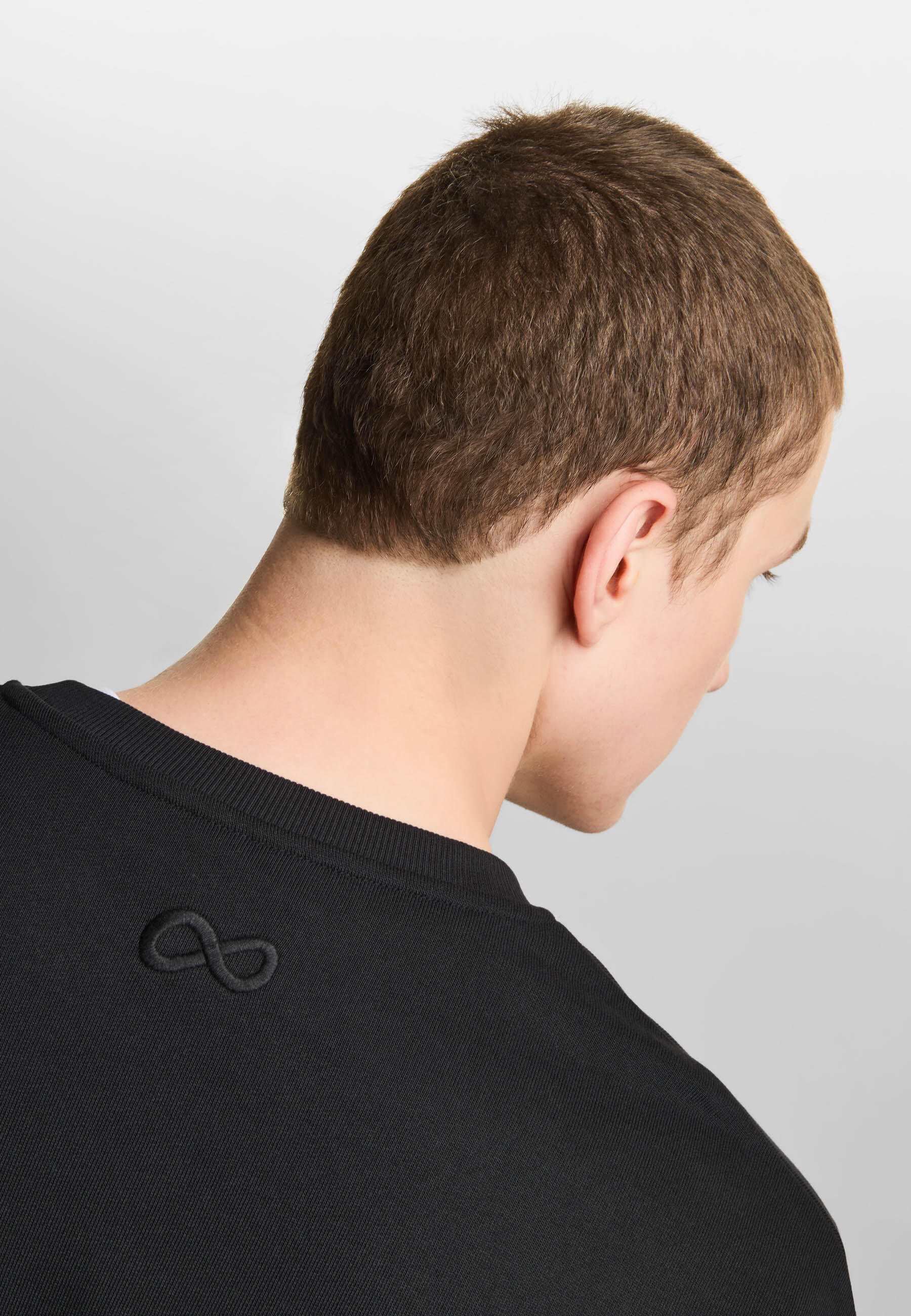Bluza sportowa męska Prosto Jacquard Label bez kaptura 4/7