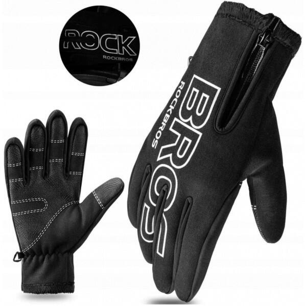 Rękawiczki rowerowe / sportowe ROCKBROS (S091) Softshell 7/7
