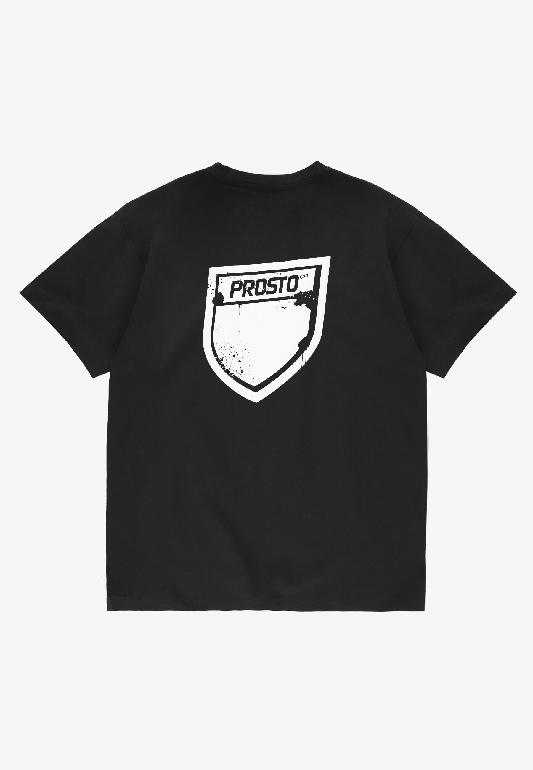 Koszulka sportowa męska Prosto Shield Splash z krótkim rękawem 5/7
