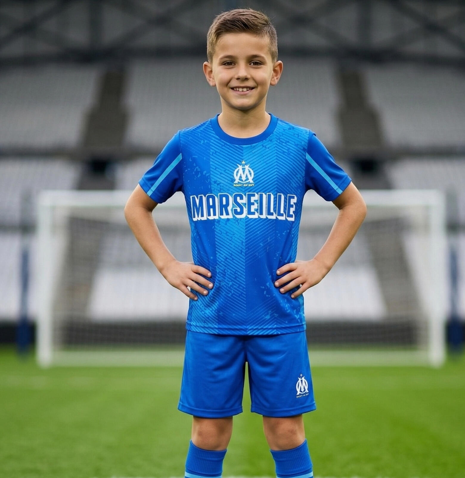Ensemble Maillot short OM - Collection officielle OLYMPIQUE DE MARSEILLE 2/4