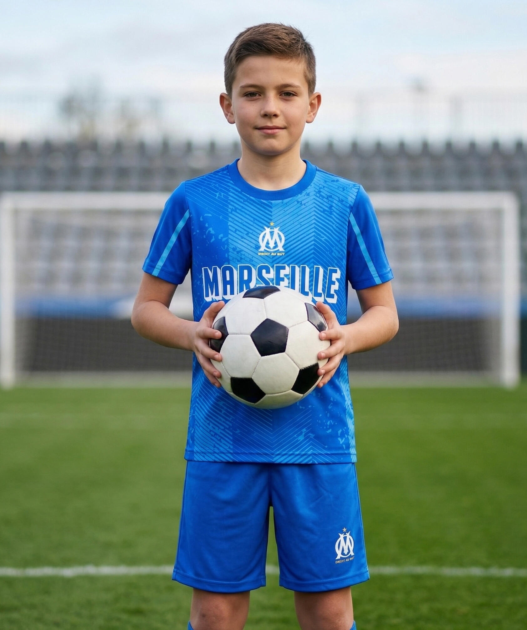 Ensemble Maillot short OM - Collection officielle OLYMPIQUE DE MARSEILLE 4/4