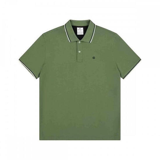 Polo da uomo CHAMPION, in cotone, sportiva, verde