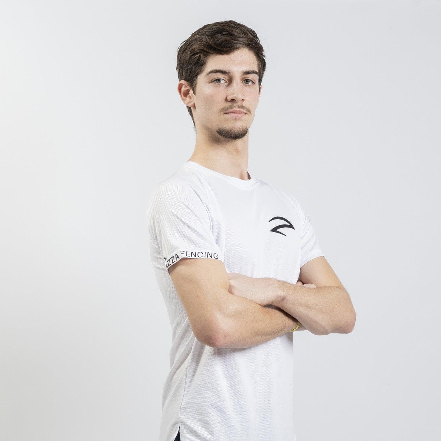 AZZA FENCING Camiseta Leve e Elástica - Estampa Preta 5/7