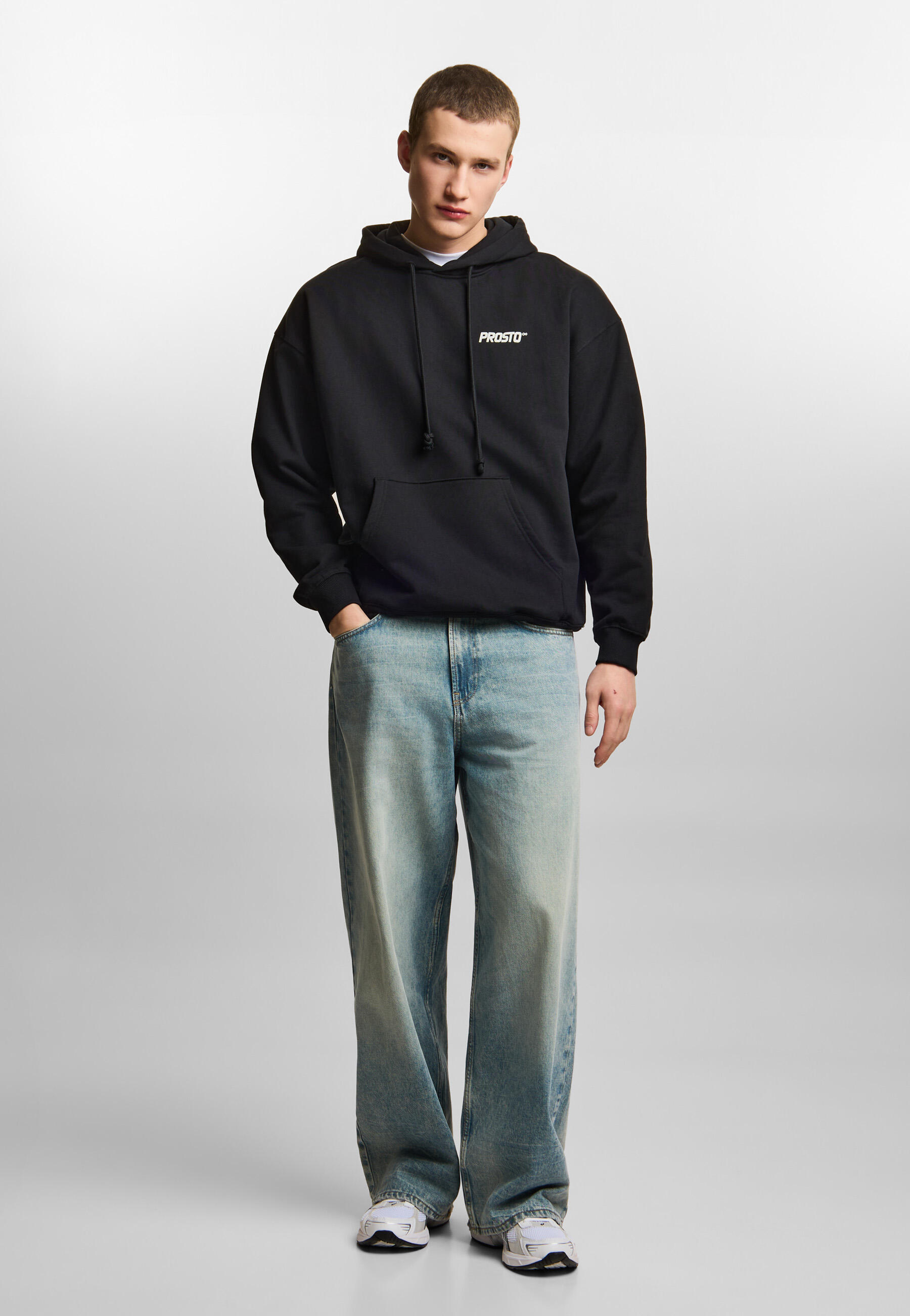Bluza sportowa męska Prosto Wear The Street z kapturem