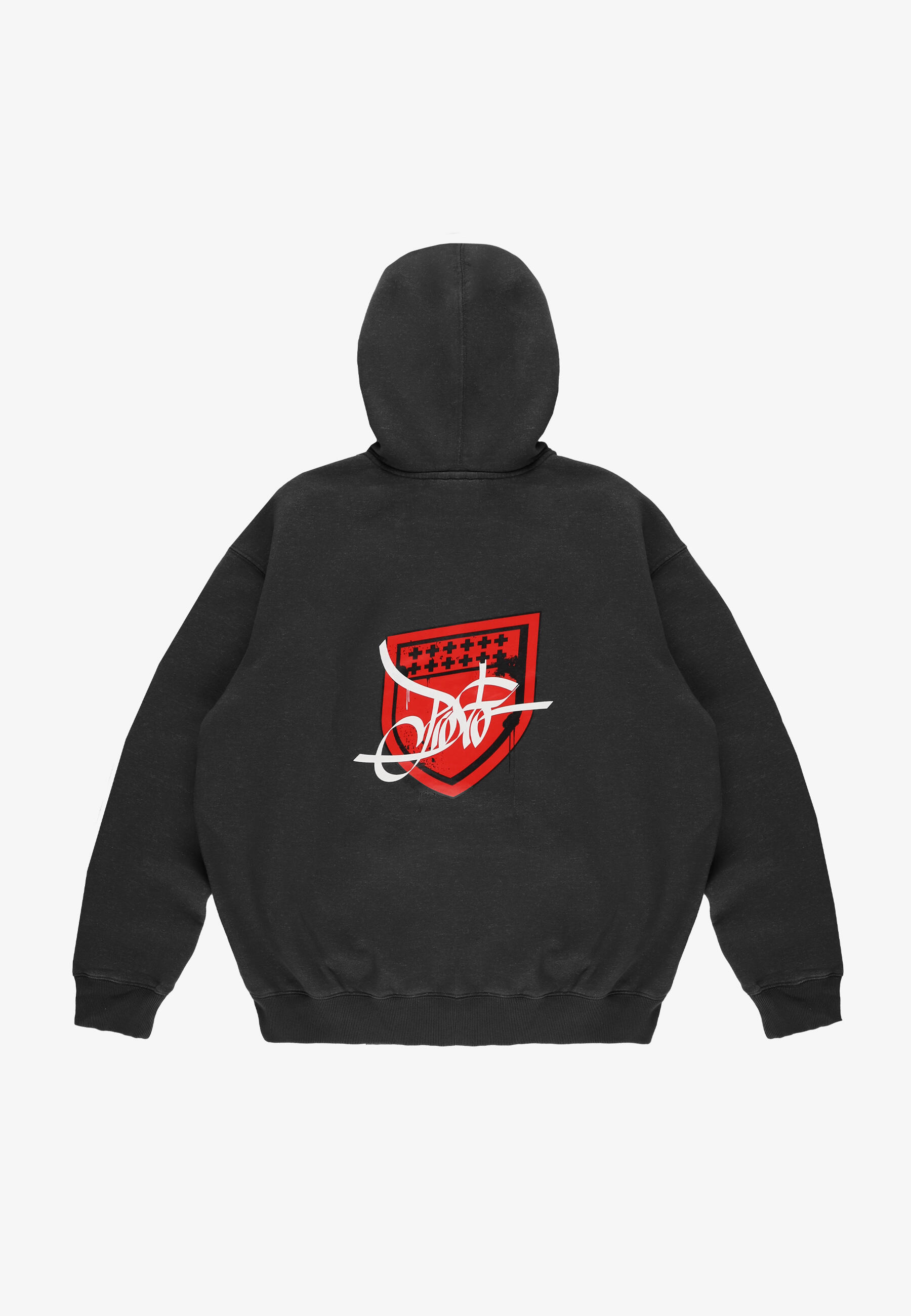Bluza sportowa męska Prosto Damage Target z kapturem 5/6