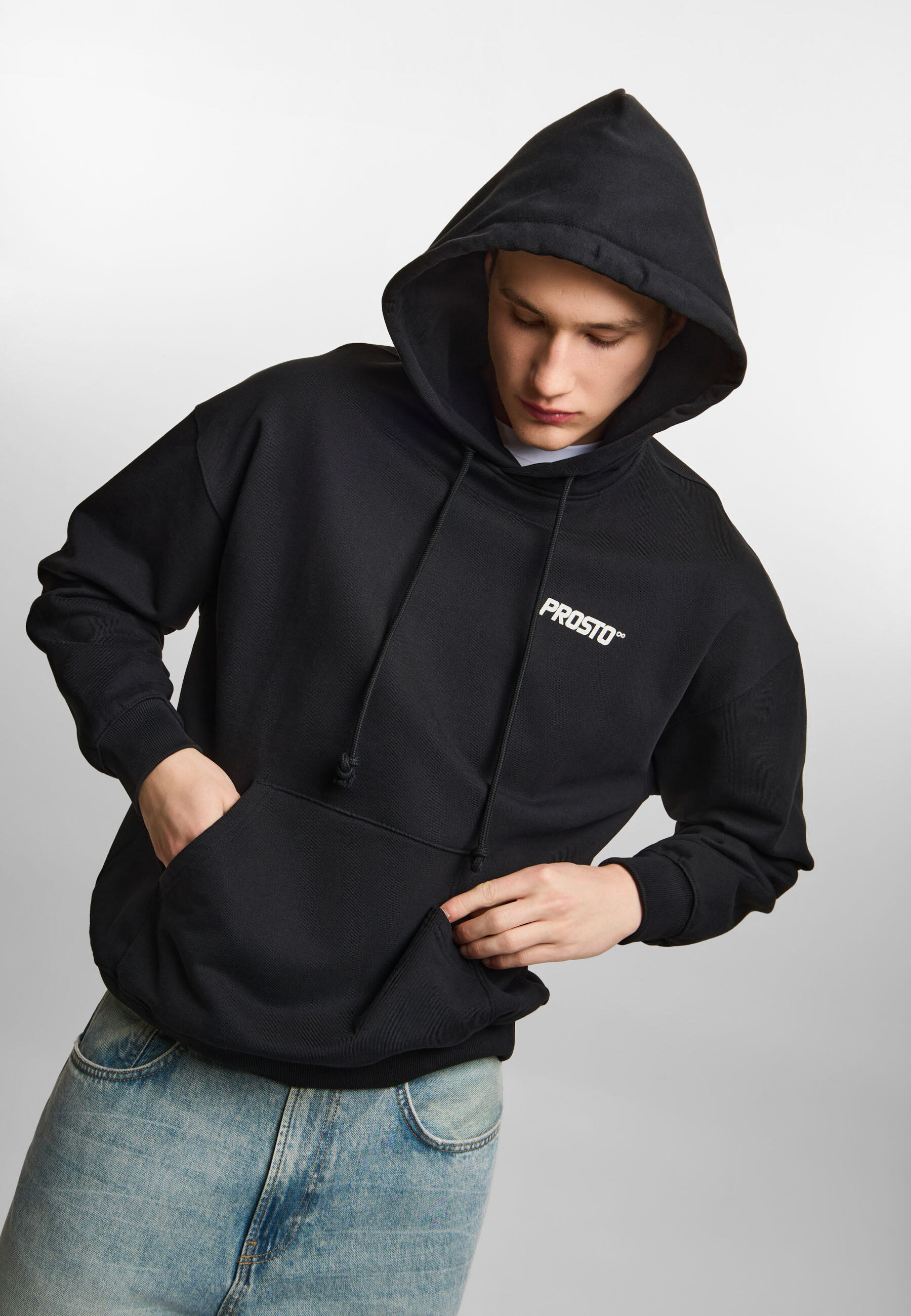 Bluza sportowa męska Prosto Wear The Street z kapturem 1/7
