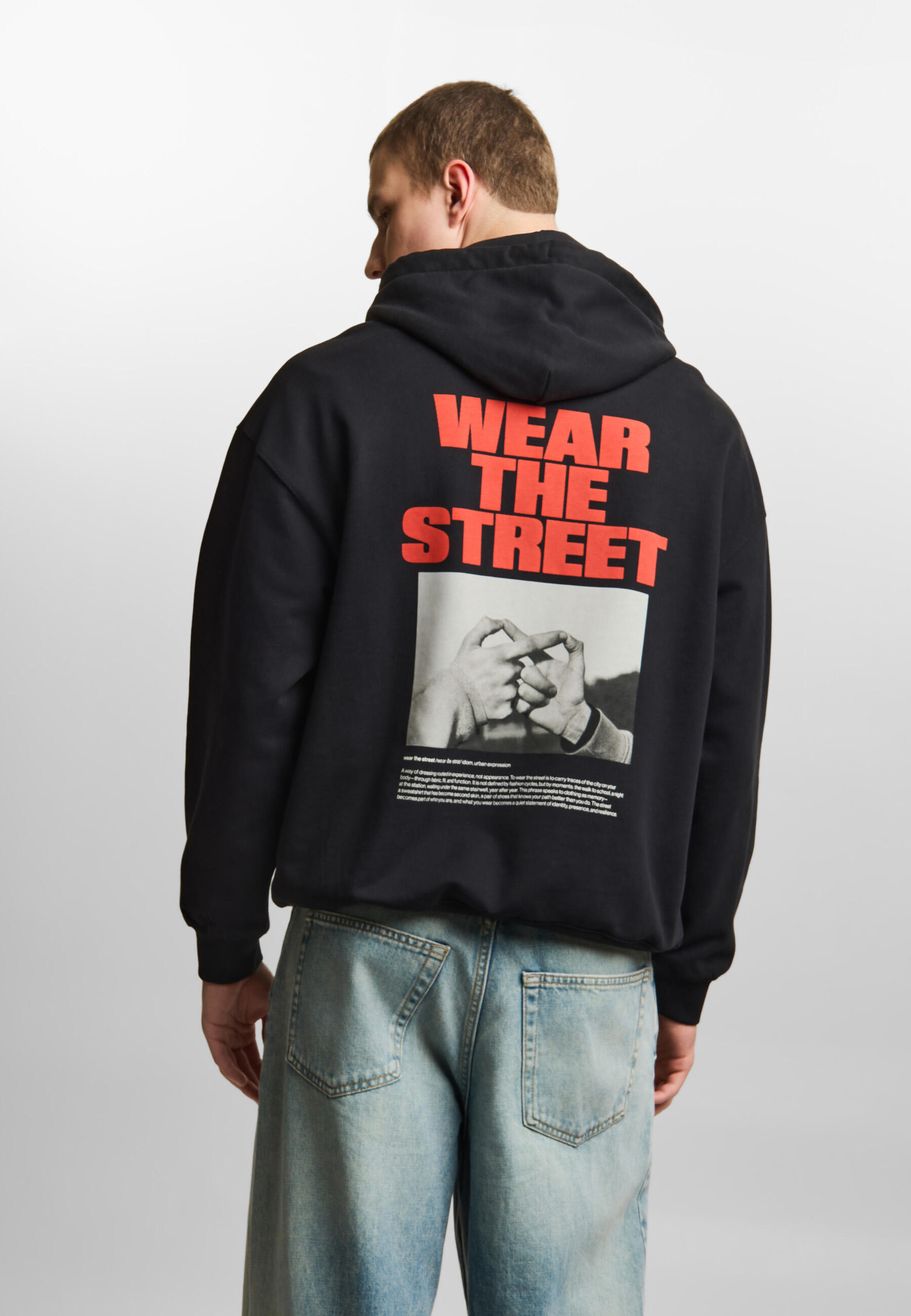 Bluza sportowa męska Prosto Wear The Street z kapturem 4/7