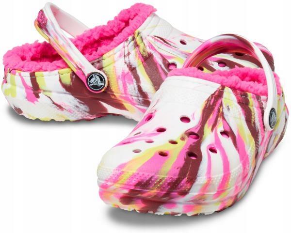 Chodaki Dla Dzieci Crocs Classic Lined Marbled Clog 2/6