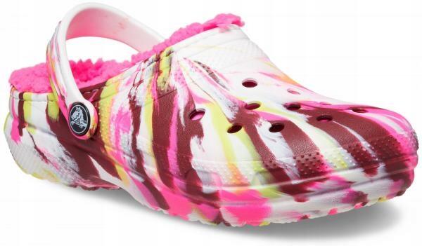 Chodaki Dla Dzieci Crocs Classic Lined Marbled Clog 1/6