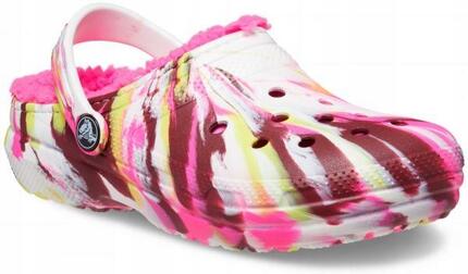 Chodaki Dla Dzieci Crocs Classic Lined Marbled Clog