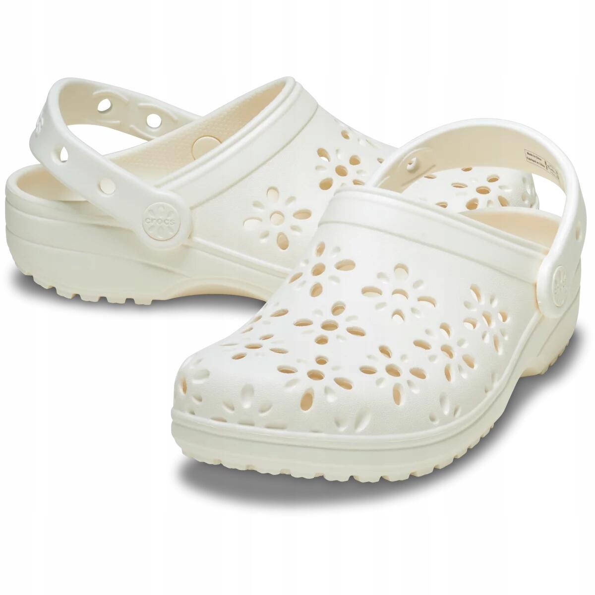 Chodaki Dla Dzieci Crocs Classic Floral Cut Out Clog 2/7