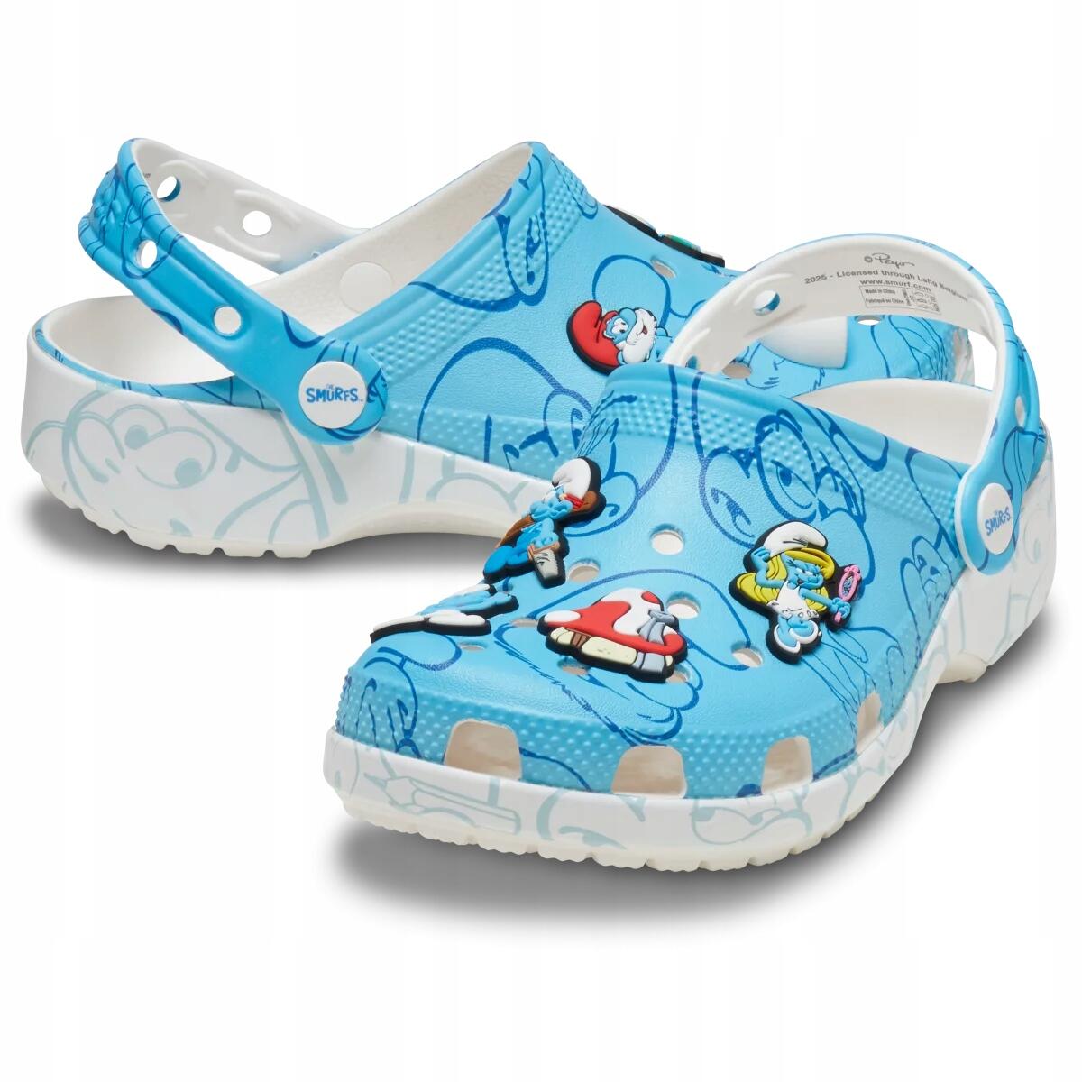 Chodaki Dla Dzieci Crocs Classic Smurfs Clog 2/6
