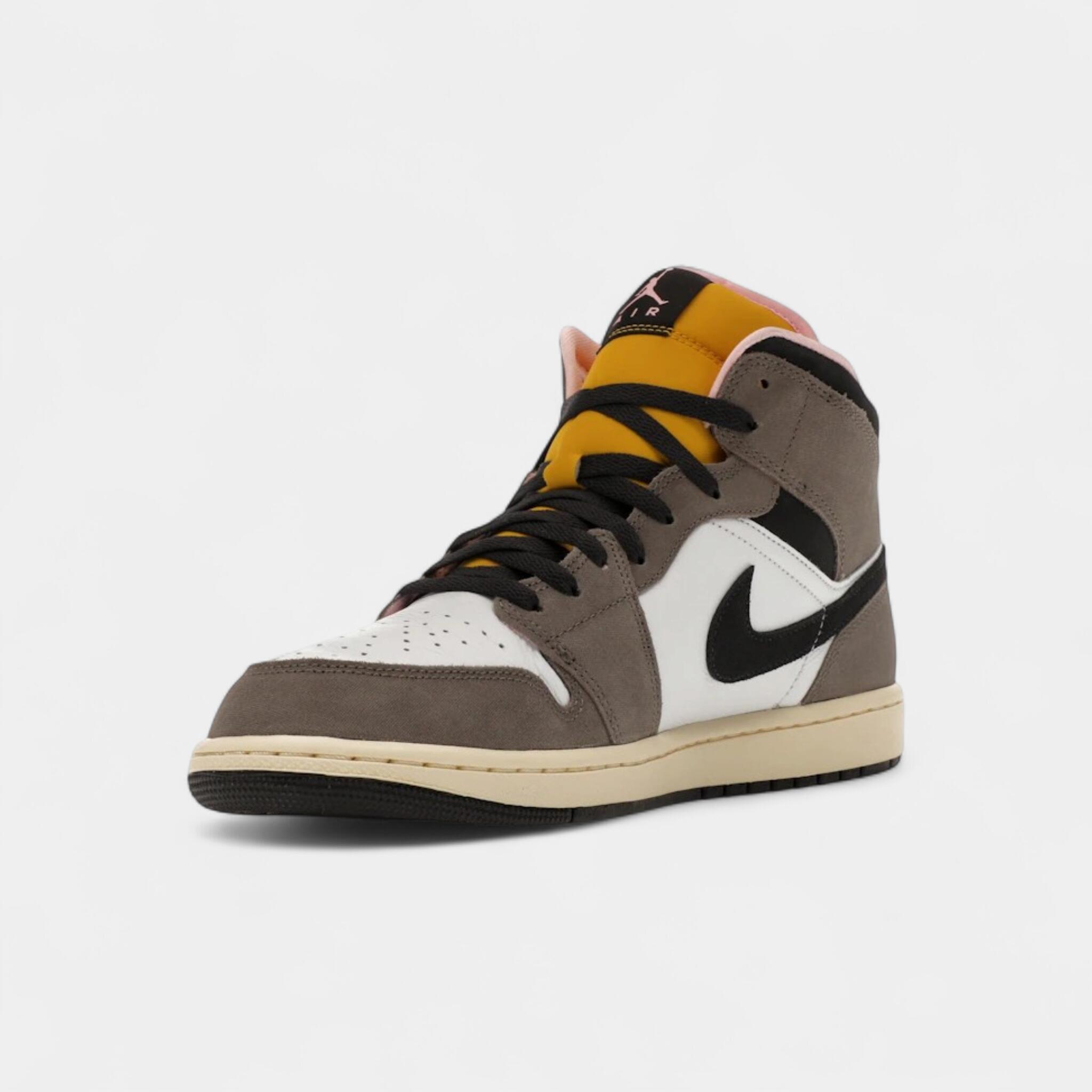 Jordan 1 Mid SE White Cave Stone 3/4