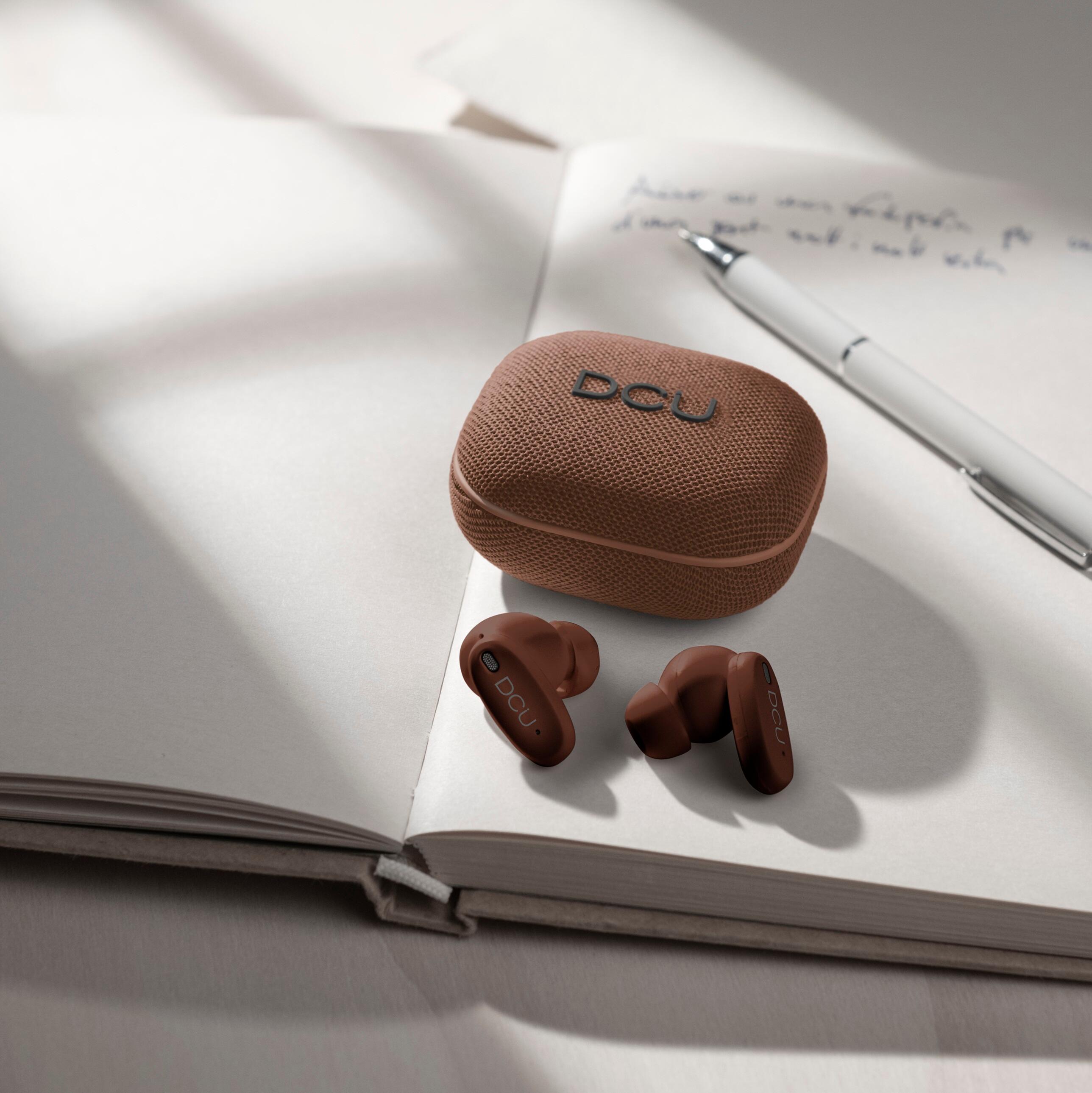 Auriculares DCU Tecnologic CityEcho Belgian Chocolate ANC+ENC 2/3
