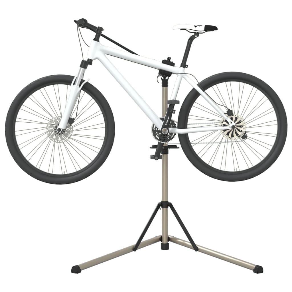 VidaXL foldable bicycle repair stand 102–160 cm aluminium