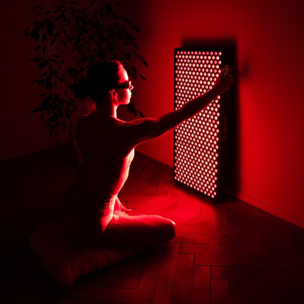 Pannello luce rossa in alluminio 92 × 42 × 6.5 cm Max 4/7
