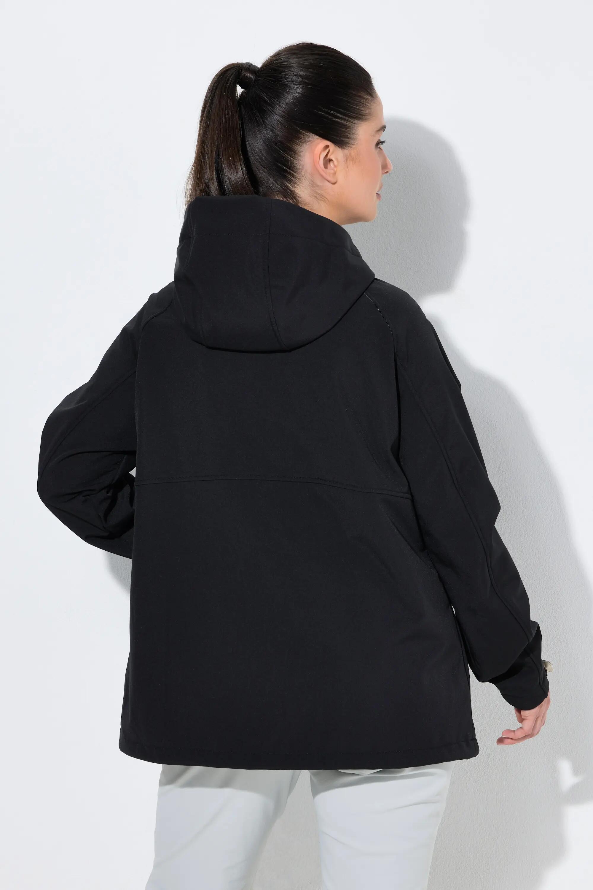 Femme Veste Softshell à capuche poches zippées fermetures à scratch 2/7